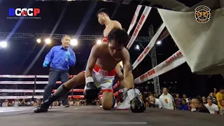 Eman Bacosa Pacquiao sa wakas nakuha ang unang panalo sa Professional Boxing, kalaban TKO sa 1st RD