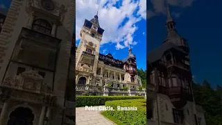 The most beautiful castle in Romania: Peles Castle in Sinaia, Romania.