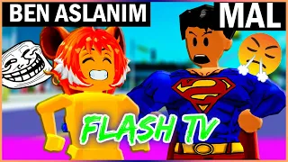 BROOKHAVEN AMA FLASH TV OYUNCULUĞUMLA TROLLEDİM #3😂 (Roblox brookhaven 🏡Rp)