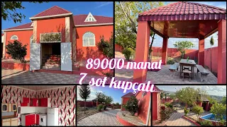 Saray Bağlarında 7 sot torpaqda 3 otaqlı Ev satılır.89000 manat.kupçalı (0508740416)