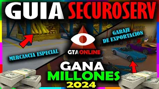 COMO *GANAR MILLONES* con SECUROSERV GUIA COMPLETA en GTA 5 Online 2024! COMO SER MILLONARIO en GTA