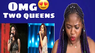 AFRICAN GIRL Reacts To Shreya Goshal vs Sunidhi Chauhan live vocals