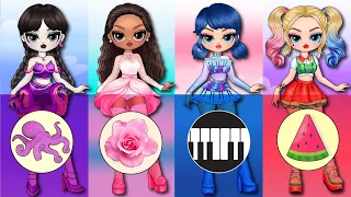 Wednesday, Ladybug & Disney Princess Get NEW FASHION | 35 Best DIY Arts & Paper Crafts