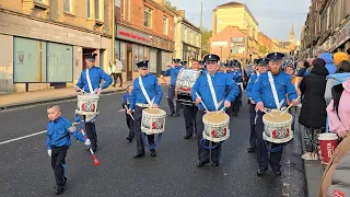 Bellshill Protestant boys Flute band at Craigneuk true Defenders annual band parade 3rd May 2024