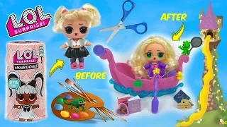 LOL Surprise Hairgoals Makeover Series 5 Custom Disney Rapunzel Series 4 Wave 3