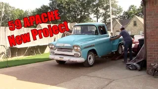 1959 Chevy Apache (new project) first start in years will it run