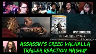 Assassin's Creed Valhalla Trailer Reaction Mashup | Youtubers Reaction Mashup | Girls Mashup