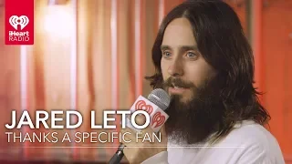 Jared Leto Thanks A Specific Fan | 2018 iHeartRadio Music Awards