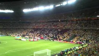 ЕВРО 2012 Англия - Украина. Гимн Украины
