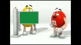 M&M's X-Ray Green screen template