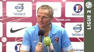 Conférence de presse FC Metz - AS Nancy-Lorraine (3-0) - 2013/2014