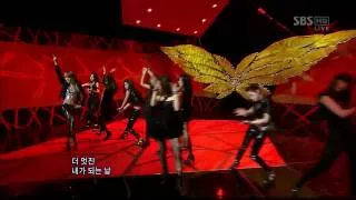 Girls Generation (SNSD- 소녀시대) Run Devil Run (런데빌런) Live (March 21,2010)