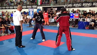 Tema Noskov (UKR) VS (ITA) , WAKO Bestfighter world cup 2015, light contact -89 kg. part.1