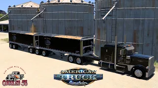 ATS | 1.50 and Nebraska! B-Double Grain Hopper Dynamic Loading