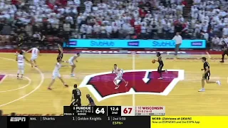 Purdue vs Wisconsin CRAZY Ending | 2022 College Basketball