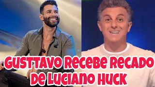 Luciano Huck manda Recado Ao Vivo para Gusttavo Lima