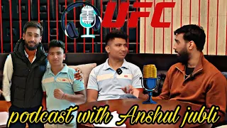 Anshul jubli first interview after ufc 294 the first indian to reach ufc || Uk 13 vlogger