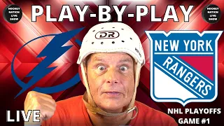 PLAY-BY-PLAY NHL GAME TAMPA BAY LIGHTNING VS NEW YORK RANGERS PART: 1