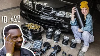 KUPILIŚMY ZAWIESZENIE za 10 tyś do JEJ BMW za 20 tyś! xDDD | PETROL HEAD LOGIC | Ep. 85