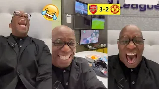 🤣Ian Wright Hilarious Reaction to Arsenal WIN vs Manchester United!