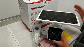 PRESENTACION DE CAMARA IP HK DS 2XS2T41G1 ID4G SOLAR 4G