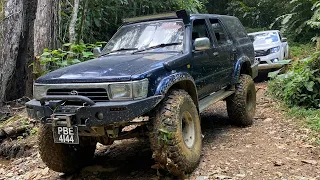 Testing Solid Axle Swapped Hilux Surf! Old School Toyotas VS New Nissan NP300s