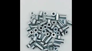 Female Threaded Close End Blind Rivet Nut Through-Hole Insert Nut #hexnut  #fasteners #hardware