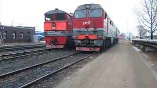 Локомотивное депо и ПТОЛ в городе Дно