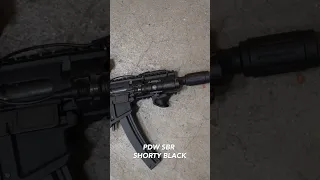 PDW SBR SHORTY BLACK - KING ARMS