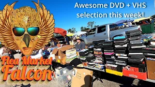 DVD + VHS hunting at the Flea Market