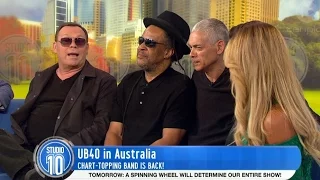 Ali, Astro and Mickey From UB40! | Studio 10