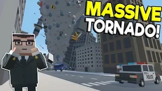 MOST POWERFUL TORNADO RIPS THROUGH CITY! - Tiny Town VR Gameplay - Oculus Rift Game