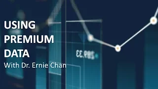 Algo Trading | Using Premium Order Flow Data with Dr. Ernie Chan