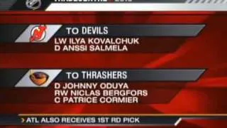 New Jersey Devils Trade for Ilya Kovalchuk