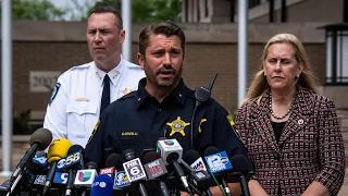 Highland Park police hold news conference on shooting investigation