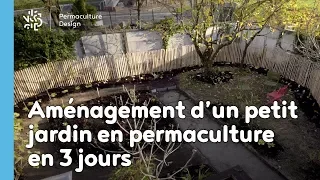 Installation d'un petit jardin urbain en permaculture en 3 jours