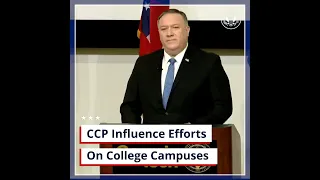 CCP Influence Efforts On College Campuses