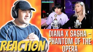 Diana Ankudinova x Sasha Kapustina - Phantom of the Opera (Reaction)