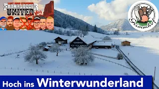 FarmVLOG#205  - Der Flug durch's Winterwunderland!!  #LMSDV