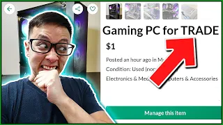 I listed a gaming PC for TRADE ONLY, NO CASH ALLOWED! (OfferUp Experiments)