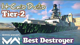 Modern Warships: It Caio Duilio The Best tier-2 Destroyer July update #mwcreator #creatorcrew#mw