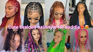 CUTE BRAIDED HAIRSTYLES 🔥😍| NEW BRAIDS HAIRSTYLES 2024✨