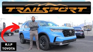 2025 Honda Pilot TrailSport: Better Than A Toyota Highlander?