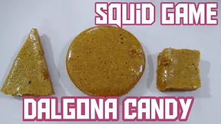 Squid Game Dalgona Candy | Sugar Honeycomb! Just 2 Ingredients