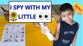 I spy game | Play way learning for kids | DIY
