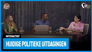 💬 INTERACTIEF • Met Maya Parbhoe en Aashna Kanhai over de ontwikkeling van Suriname.