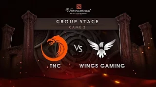 TNC vs Wings - Game 2 - The International 6 : Group Stage