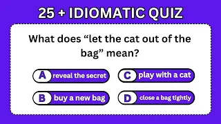 English Idiomatic Quiz Can you answer it #englishquiz #Englishquizmatrix