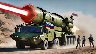 Heavy Blow for Ukraine! Russian Lethal Missile destroys convoy of NATO and Ukrainian combat vehicles