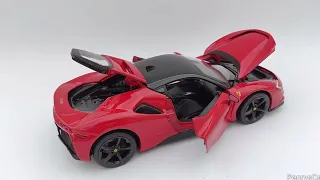 Model CAr diecast Ferrari SF90 Stradale 1/18 Scale by Bburago